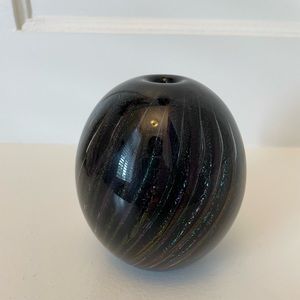 Vintage Eickholt  Shimmering Iridescent Glass Art